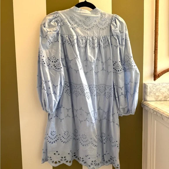 Universal Thread Light Blue Eyelet Dress - Picture 4 of 5